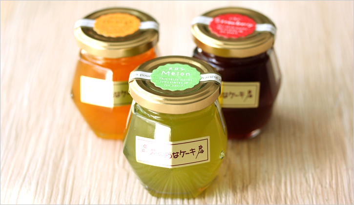 送料無料!宝石型フルーツジャムセット 3種類 【無着色】【無添加】